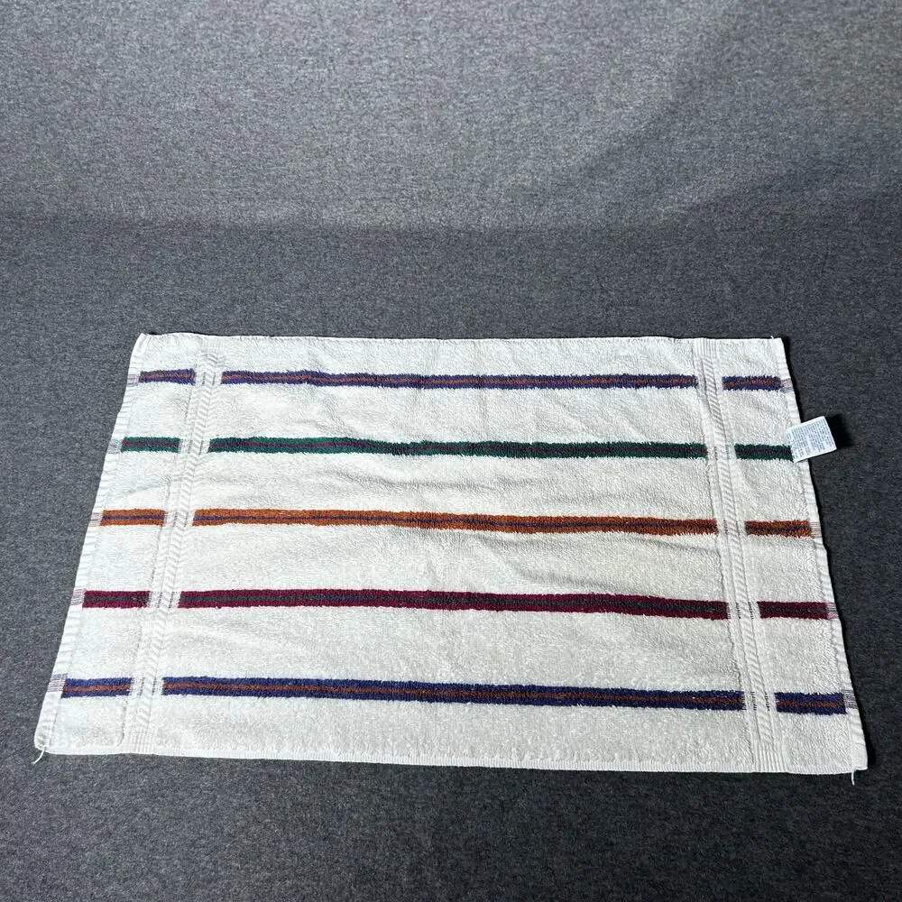 vintage hand towel striped cannon royal family 100% cotton